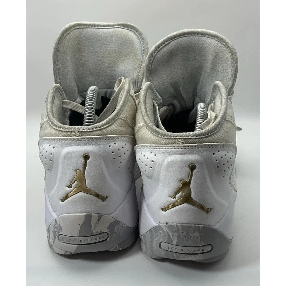 Jordan Zion 2 TB White Metallic Gold 2022 Men's Size 8.5 DQ7688-170
